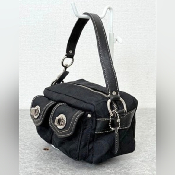 Coach Signature Hamptons Mini Satchel - Picture 3 of 11